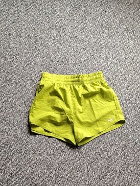 Nike Women's Bright Lime Performance Running Shorts